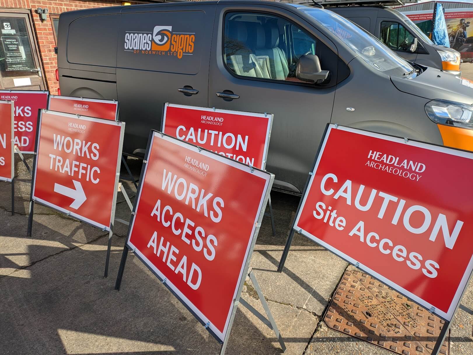 Soanes Signs of Norwich - Site, Health & Safety Signs - Work Example 13